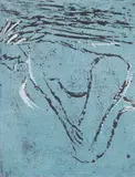 Georg Baselitz, Frau am Strand (Woman on the Beach), from Erste Konzentration II (First Concentration II) (J. 387)
