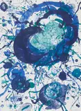 Untitled, from Michel Waldberg: Poèmes dans le ciel (Poems in the Sky) (L. 268) by Sam Francis, 1986, Lithograph in colours, on BFK Rives paper, the full sheet, sold Jan 2022