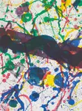 Untitled, from Michel Waldberg: Poèmes dans le ciel (Poems in the Sky) (L. 273) by Sam Francis, 1986, Lithograph in colours, on BFK Rives paper, the full sheet, sold Jan 2022