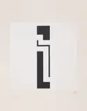 František Kupka, Abstract composition, 1934, Lithograph in black and white, on wove paper, with full margins