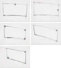 For One Walled Circular Fluorescent Light (To Heiner Freidrich) by Dan Flavin, 1974, The complete set of five lithographs, on BFK Rives paper, with full margins, with justification, the sheets loose (as is, sold Jan 2022