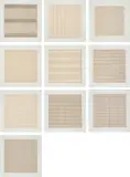 Paintings and Drawings 1974-1990 by Agnes Martin, 1991, The complete set of 10 lithographs in colours, on firm transparency paper, with full margins, with text, the sheets loos, sold Jan 2022