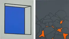 Small Window; and Coal Fire (C. 15; 17) by Patrick Caulfield, 1969, Two screenprints in colours, on wove paper, the full sheets, sold Jan 2022