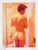 David Hockney, Peter Showering in Paris, from Twenty Photographic Pictures, 1976, Chromogenic print, on photo paper, with full margins