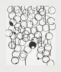 Ringmark by Rachel Whiteread, 2010, Laser-cut relief multiple in stained-black plywood, mounted on Heritage Conservation board (as issued), sold Jan 2022