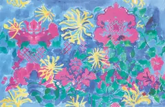 Hurvin Anderson, Mum's, 2020, Lithograph in colours, on wove paper, the full sheet