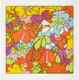 Francis Ruyter, Beyond the Forest, 2012, Woodcut in colours, on Japanese Unryu-shi paper, with full margins