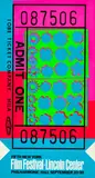 Andy Warhol, Lincoln Center Ticket (F. & S. 19, R. p. 130), 1967, Screenprint in colours, on light wove paper, the full sheet
