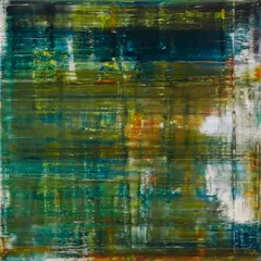 Cage 1 (P19-1) by Gerhard Richter, Giclée print in colours, flush-mounted to aluminium with metal strainer on the reverse (as issued), sold Jan 2022