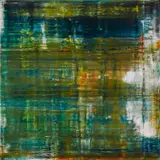 Cage 1 (P19-1) by Gerhard Richter, Giclée print in colours, flush-mounted to aluminium with metal strainer on the reverse (as issued), sold Jan 2022