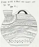 Jonas Wood, Untitled, 2015, Screenprint, on Coventry Rag paper, the full sheet