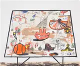 Eddie Martinez, Clam Appeal, 2009, Lithograph and screenprint in colours, on Fabriano Artistico Hotpress paper, the full sheet