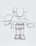 Kaws, COMPANIONSHIP IN THE AGE OF LONELINESS, 2019, Screenprint, on Arches Aquarelle paper, with full margins, with accompanying limited edition exhibition catalogue and original grey Wibalin Buckram-bound presentation box