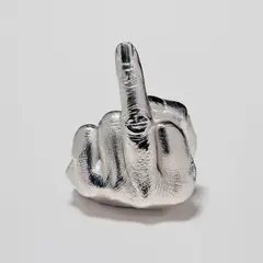 Artist's Hand by Ai Weiwei, 2017, Cast urethane resin multiple with electroplated rhodium, contained in the original cardboard presentation box, sold Jan 2022