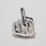 Ai Weiwei, Artist's Hand, 2017, Cast urethane resin multiple with electroplated rhodium, contained in the original cardboard presentation box