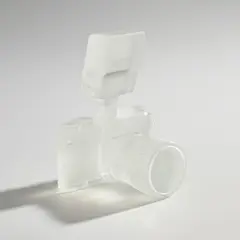 Crystal Relic 003 (Crystal Camera) by Daniel Arsham, 2021, Cast resin multiple, contained in the original foam-lined black presentation box, sold Jan 2022