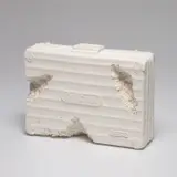 Rimowa x Daniel Arsham, Eroded Attaché, 2019, Cast multiple, contained in a black satin lined aluminium RIMOWA briefcase, with accompanying Owner's Manual and 5-year Rimowa Gurantee Certificate