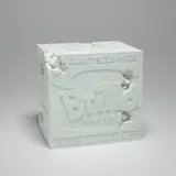Daniel Arsham, Eroded Brillo Box (Blue), 2020, Cast resin multiple, contained in the original foam-lined blue presentation box