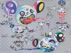 Hands Clasped by Takashi Murakami, 2015, Offset lithograph in colours, on smooth wove paper, the full sheet, sold Jan 2022