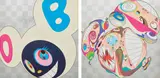 AND THEN Platinum; and Melting DOB E by Takashi Murakami, 2006; and 2001, Two offset lithographs in colours, on smooth wove paper, the full sheets, sold Jan 2022