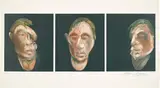 Francis Bacon, Trois études pour un autoportrait (after, Three Studies for a Self-Portrait 1983) (S. 26, T. 28)