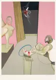 Francis Bacon, Œdipe et le Sphinx d'après Ingres (after, Œdipus and the Sphinx after Ingres, 1983) (S. 18, T. 17), 1984, Lithograph in colours, on Arches paper, with full margins