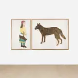 Kiki Smith, Companions (diptych), 2001, The pair of lithographs in colours, on T.H. Saunders Waterford HP paper, with full margins