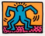 Keith Haring, Pop Shop II: one plate (L. pp. 96-97), 1988, Screenprint in colours, on wove paper, with full margins