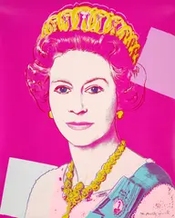 Andy Warhol, Queen Elizabeth II of the United Kingdom, from Reigning Queens (F. & S. 336), 1985, Screenprint in colours, on Lenox Museum Board, the full sheet
