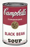 Black Bean, from Campbell's Soup I (F. & S. 44) by Andy Warhol, 1968, Screenprint in colours, on wove paper, with full margins, sold Jun 2022