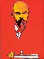 Andy Warhol, Red Lenin (F. & S. 403), 1987, Screenprint in colours, on Arches 88 paper, the full sheet