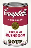 Cream of Mushroom, from Campbell's Soup I (F. & S. 53) by Andy Warhol, 1968, Screenprint in colours, on wove paper, with full margins, sold Jun 2022