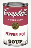 Pepper Pot, from Campbell's Soup I (F. & S. 51) by Andy Warhol, 1968, Screenprint in colours, on wove paper, with full margins, sold Jun 2022