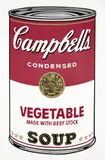 Vegetable, from Campbell's Soup I (F. & S. 48) by Andy Warhol, 1968, Screenprint in colours, on wove paper, with margins, trimmed at the upper and left sheet edges, sold Jun 2022