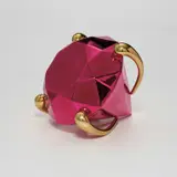 Jeff Koons, Diamond (Red), porcelain with chromatic coating