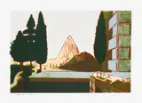 Details of Renaissance Paintings (Leonardo da Vinci, The Annunciation, 1472) (S. 320-323) by Andy Warhol, 1984, Unique screenprint in colours, on Arches Aquarelle Cold Press paper, with full margins, sold Jun 2022
