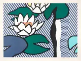 Roy Lichtenstein, Les nymphéas (The Water Lilies) (C. 280), 1993, Linocut, woodcut, lithograph and screenprint in colours, on Arches Cover paper, with full margins