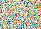 2215 It's all wonderful, from The Currency by Damien Hirst, 2016, Enamel paint, on handmade paper, contained in the original black card box, sold Jun 2022