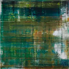 Cage 1 (P19-1) by Gerhard Richter, Giclée print in colours, flush-mounted to aluminium with metal strainer on the reverse (as issued), sold Jun 2022