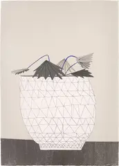 Untitled by Jonas Wood, 2009, Lithograph and screenprint in colours, on Coventry vellum paper, the full sheet, sold Jun 2022