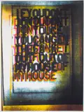 Christopher Wool, My House I, 2000, Screenprint in colours, on Matt Custom Art paper, with full margins
