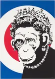 Monkey Queen by Banksy, 2003, Screenprint in colours, on wove paper, with full margins, sold Jun 2022