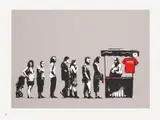 Festival (Destroy Capitalism), from Barely Legal by Banksy, 2006, Screenprint in colours, on wove paper, with full margins, sold Jun 2022