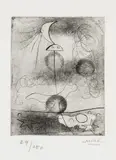 Joan Miró, Solidarité (Solidarity) (D. 42), 1938, Etching, on Montval laid paper, with full margins