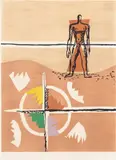 Le Corbusier, Le poème de l'angle droit (The Right Angled Poem): plate 3, 1955, Lithograph in colours, on Arches paper, with full margins