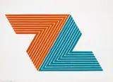 Itata, from V series (Gemini G.E.L. 76, A. & K. 23) by Frank Stella, 1968, Lithograph in colours, on Lowell paper, with full margins, sold Jun 2022