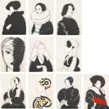 Manolo Valdés, Don Juan, 2007, The complete set of ten etchings in colours, on handmade Richard de Bas paper, the full sheets, with title page, text pages, and colophon, the sheets loose (as issued), all contained in the original printed portfolio with suede spine and Plexiglas slipcase