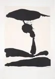 Africa Suite: Africa 3 (E. & B. 71, B. 42) by Robert Motherwell, 1970, Screenprint in black and cream, on J.B. Green paper, with full margins, sold Jun 2022
