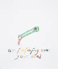 Robert Wilson, Untitled (Am I Aiming Over Your Head - For Paul Thek), from 1989: A Portfolio Honoring Artists Lost to AIDS, 2000, Lithograph in colours, on wove paper, with full margins