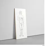 Katharina Fritsch, Lexikonzeichnung (2. Serie: Mensch) [Lexicon Drawing (2nd Series: Human)], from Door Cycle